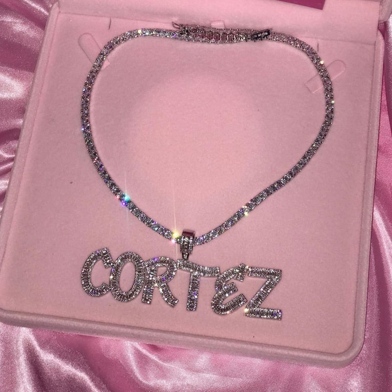 Baguette Custom Pendant