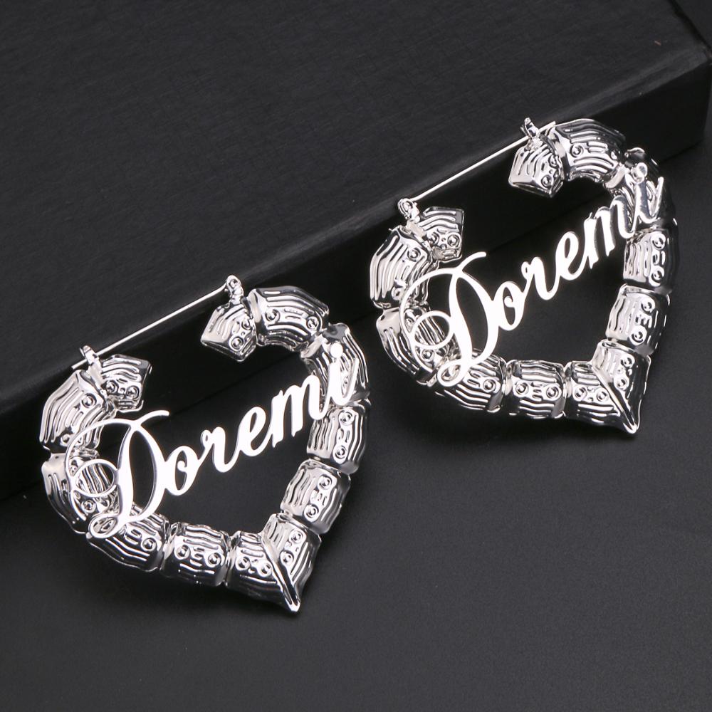 Custom Heart Hoops