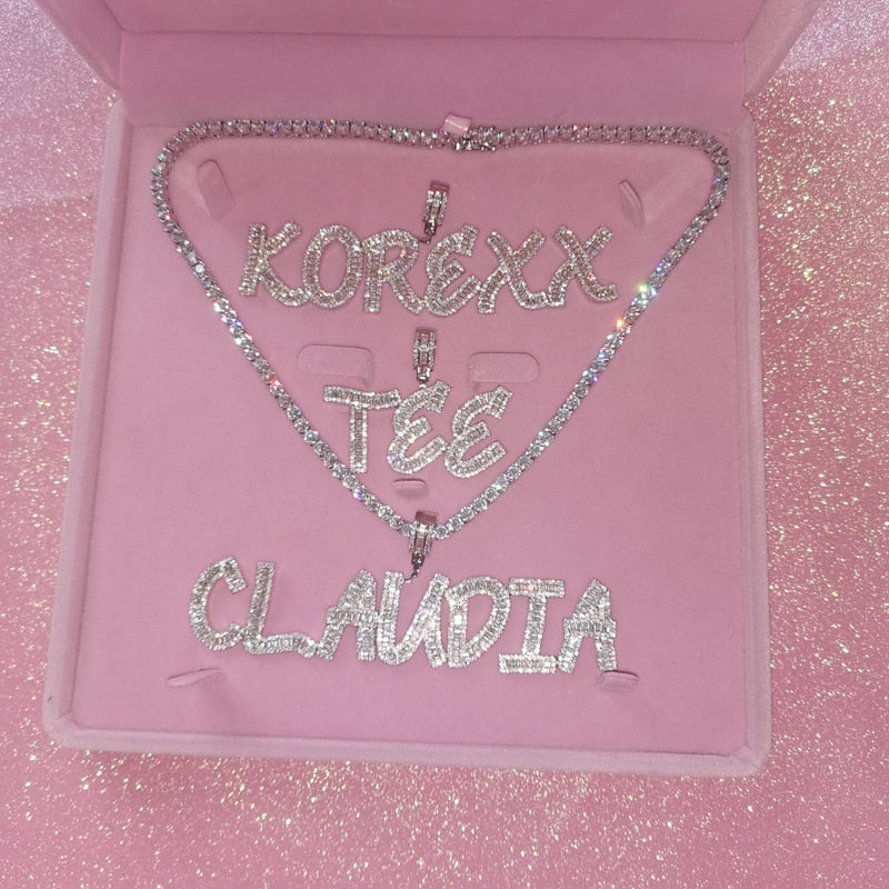 Baguette Custom Pendant